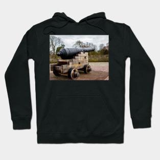 Historical canon on city wall, Netherlands Hoodie